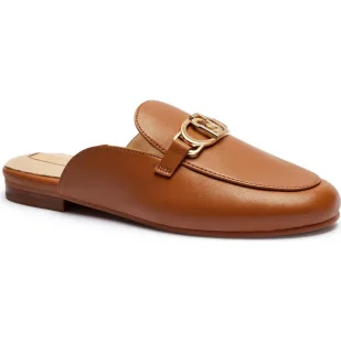 Liu Jo Skórzane mule EMEL 02 - Klapki i japonki damskie - miniaturka - grafika 1