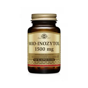 Solgar Mio-Inozytol 1500 mg 50 kapsułek - Witaminy i minerały - miniaturka - grafika 1