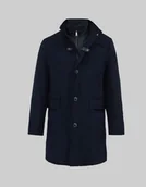 Płaszcze męskie - płaszcz pontelongo granatowy - miniaturka - grafika 1