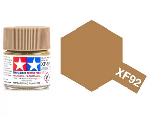 Tamiya Farba akrylowa - XF-92 Yellow-Brown DAK 1941 / 10 ml 81792 - Modele do sklejania - miniaturka - grafika 1