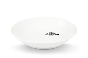 Talerz  głęboki TILIA biały/czarny / Ø23,5 / porcelana - Talerze - miniaturka - grafika 1