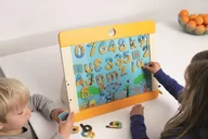 Łamigłówki - Scratch, Dwustronna Tablica Magnetyczna Miasto USZKODZONE OPAKOWANIE RABAT 10% - miniaturka - grafika 1