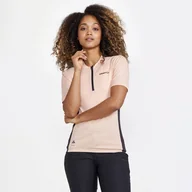 Koszulki i topy damskie - Damska Koszulka z krótkim rękawem CRAFT CORE OFFROAD SS JERSEY W 1910587-758992 – Beżowy - miniaturka - grafika 1