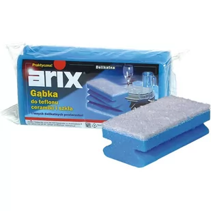 Arix Gąbka do teflonu ceramiki i szkła W1261 ARI000147 - Ściereczki, gąbki, czyściki - miniaturka - grafika 1