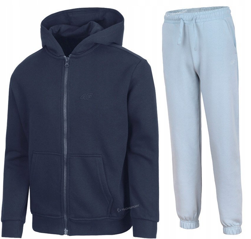 4F OCIEPLANY DZIEWCZÄCY DRES KOMPLET BLUZA SPODNIE / rozm 152