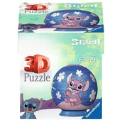 Puzzle - Puzzle 3D RAVENSBURGER Disney Stitch 2 Kula 11598 (54 elementy) - miniaturka - grafika 1