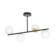 Lampy sufitowe - Emibig Floki lampa wisząca 4-punktowa czarna/złota 1022/4 1022/4 - miniaturka - grafika 1