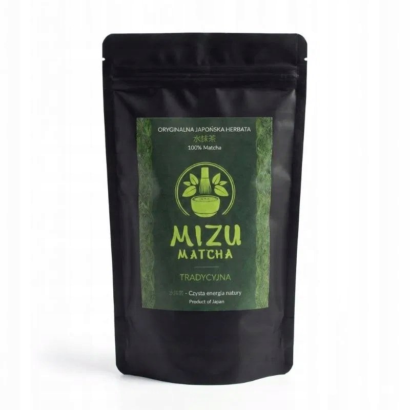 Mizu Matcha Tradycyjna 100 g- Japońska Herbata Premium, Pierwszy Zbiór
