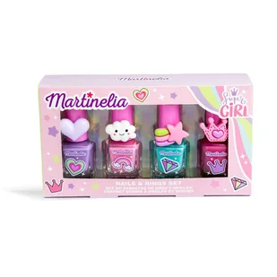 Zestaw lakierów do paznokci i pierścionków dla dzieci Martinelia mix 4x5 ml - Biżuteria dla dzieci - miniaturka - grafika 1