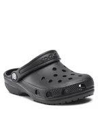 Klapki i japonki damskie - Crocs Klapki Classic Clog K 206991 Czarny - miniaturka - grafika 1