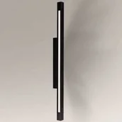 Lampy ścienne - Shilo kinkiet łazienkowy LED Otaru 16W 1600lm 3000K czarny IP54 8088 - miniaturka - grafika 1