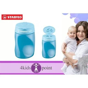 Stabilo Temperówka Easy Box dla leworęcznych niebieska WIKR-0990176 WIKR-0990176 - Temperówki - miniaturka - grafika 2