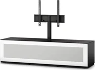 Uchwyty do telewizora - Sonorous Stolik RTV z uchwytem ST261I-BLK-WHT-BW - miniaturka - grafika 1