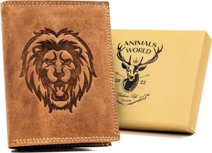 Always Wild Duży, Pionowy Portfel Męski Ze Skóry Naturalnej - Portfele - miniaturka - grafika 1