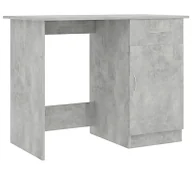 Biurka - Szare biurko z szafką beton Maveso - miniaturka - grafika 1