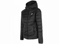 Kurtki damskie - Kurtka damska 4F głęboka czerń - miniaturka - grafika 1