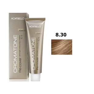 Montibello Farba Cromatone RECOVER nr 8.30 60ml - Farby do włosów i szampony koloryzujące - miniaturka - grafika 1
