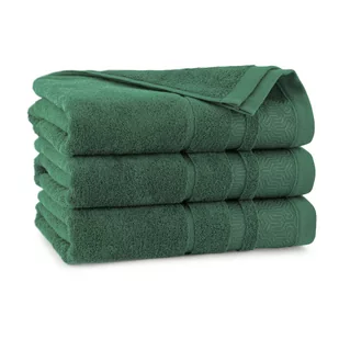 Ręcznik z bawełny egipskiej Braga antibacterial zielony 30 x 50 cm ZWOLTEX - Ręczniki - miniaturka - grafika 1