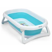 Wanienki dla dzieci - MILLY-MALLY WANIENKA SKŁADANA MIERZY TEMEPERATURĘ WODY NIEBIESKA #B1 CZ21774 - miniaturka - grafika 1