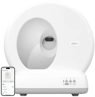 Inteligentna samoczyszcząca kuweta z kamerą dla kota UBPet C10 Pro - Kuwety dla kotów - miniaturka - grafika 1