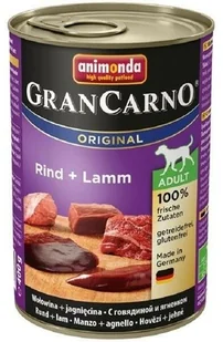Animonda GranCarno Original Senior, 24 x 400 g - Wołowina i jagnięcina - Mokra karma dla psów - miniaturka - grafika 5