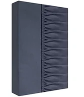 Prześcieradła - Prześcieradło bawełniane z gumką 220x200 popielate na materac o wysokości do 25 cm - miniaturka - grafika 1