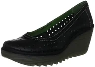Czółenka - Fly London YEDI Perf. 500274 czółenka damskie, czarny - Czarny Black Black Black 017-35 EU - miniaturka - grafika 1