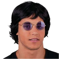 Dodatki do strojów karnawałowych - Funny Fashion Peruka party "Stallone", czarna - miniaturka - grafika 1