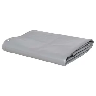 Plandeka 650 g/m, 1,5 x 20 m, szara - Folie budowlane - miniaturka - grafika 1