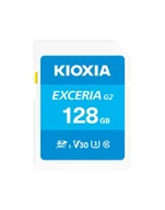 Pamięci RAM - Karta pamięci SDXC KIOXIA EXCERIA G2 128GB UHS-I U3 V30 - miniaturka - grafika 1
