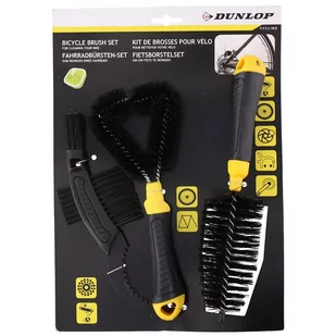 Dunlop Zestaw szczotek do czyszczenia roweru - Akcesoria do mycia samochodu - miniaturka - grafika 2