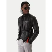 Torby męskie - Saszetka Guess HMMILO P5425 Czarny - miniaturka - grafika 1