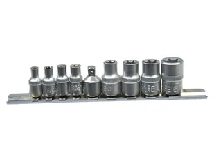 Zestaw nasadek Torx e5-e16 1/4-3/8 9szt - Klucze i nasadki - miniaturka - grafika 1