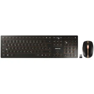 CHERRY Zestaw DW 9100 Slim Czarny DW 9100 SLIM - Zestawy myszka + klawiatura - miniaturka - grafika 1