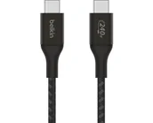Kable USB - Belkin BoostCharge USBC-C 240W CABLE 1M BLK - miniaturka - grafika 1