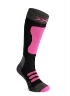 Skarpety termoaktywne - Skarpety dziecięce X-Socks Ski JR 4.0 - anthracite melange/magnolia - miniaturka - grafika 1
