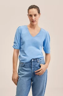 Mango t-shirt bawełniany Danae - Koszulki i topy damskie - miniaturka - grafika 1
