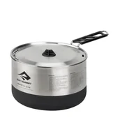 Kuchnia turystyczne i akcesoria - Garnek turystyczny ze stali nierdzewnej i składaną rączką Sea To Summit Sigma Pot 1,9 l - miniaturka - grafika 1