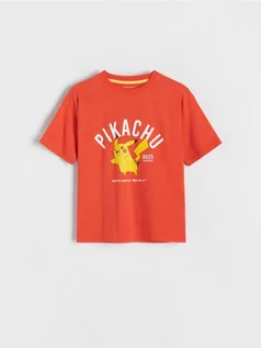 Koszulki dla chłopców - Reserved - T-shirt Pokémon - czerwony - grafika 1
