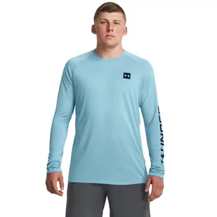 Koszulka męska Under Armour Tech Print Fill LS - Koszulki sportowe męskie - miniaturka - grafika 1
