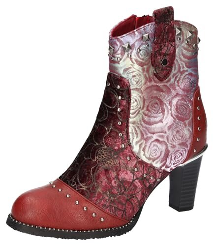 2Go Fashion 8238-508 kozaki damskie, czerwony, 37 EU