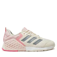 Buty sportowe damskie - Buty na siłownię adidas Dropset 3 ID8635 Beżowy - miniaturka - grafika 1