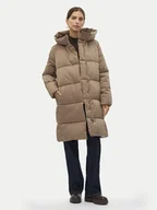 Kurtki damskie - Vero Moda Kurtka zimowa Stella 10300030 Beżowy Loose Fit - miniaturka - grafika 1