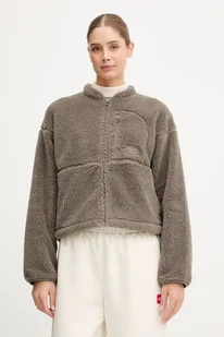 The North Face bluza polarowa TNF Extreme Pile damska kolor brązowy gładka NF0A88ZBBOW1 - Bluzy damskie - miniaturka - grafika 1