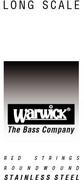 Struny gitarowe  - Warwick 42045 RED.045, Stainless Steel, struna pojedyncza do gitary basowej - miniaturka - grafika 1
