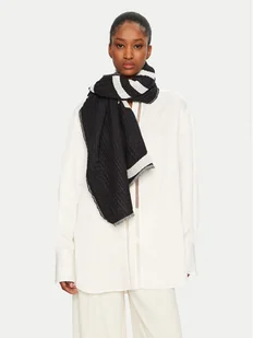 Calvin Klein Szal K60K612879 Czarny - Apaszki i szaliki damskie - miniaturka - grafika 1