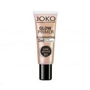 Bazy pod makijaż - JOKO Make-Up Glow Primer Illuminating, baza i rozświetlacz w kremie 2w1 201 Love Yourself, 25 ml - miniaturka - grafika 1