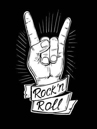PODKŁADKA POD MYSZ Nadruk 22x18 cm Hard Rock Rock And Roll Tekst Prezent