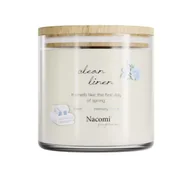 Świece - NACOMI FRAGRANCES SOJOWA ŚWIECA ZAPACHOWA CLEAN LINEN 450G - miniaturka - grafika 1