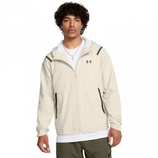 Męska kurtka przejściowa Under Armour UA Unstoppable Jacket Lc - biała - Kurtki męskie - miniaturka - grafika 1